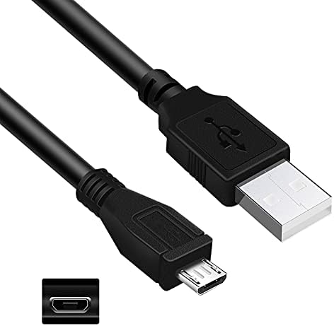 INOVAT 3FT замена на микро USB 2.0 компјутерски синхронизација на компјутерски кабел за полнач за напојување за Bluetooth слушалки