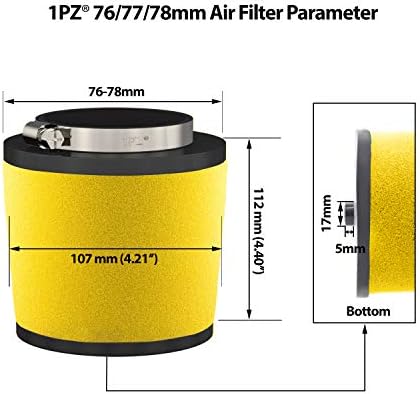 Замена на филтерот за чистење на воздухот 1PZ HX3-A01 за Honda FourTrax 300 TRX300 TRX300FW TRX400FW TRX450ES TRX450S TRX450FE TRX450FM