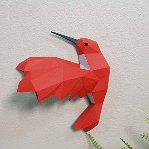 Wll-dp Love Hummingbird Изгледа хартија модел пред-исечена рачно изработена хартија занаетчиска хартија хартија хартија хартија играчка