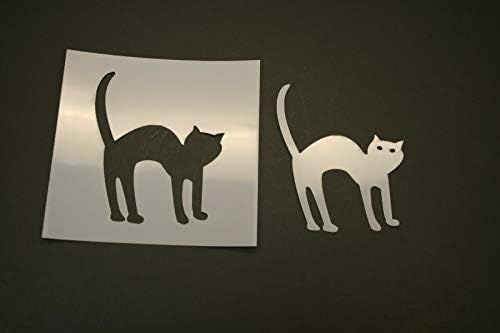 Црна Мачка 1 Еднократно Милар Матрица Уметност И Занаети Бележник Сликарство На Ѕидот Дрво Стакло 16 Инчи