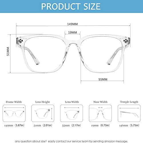 АНРИ Сина Светлина Блокирање Очила Класичен Ацетат Очила Рамка Компјутерски Игри Очила Анти-очила