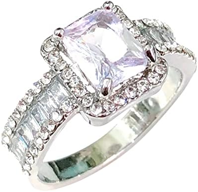 2023 година Нов ринг жени свадба на прстенот за ангажман на девојки специјални накит невестата прстени со акрилни прстени со