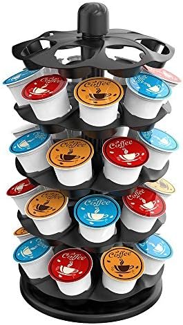 Организатор на држачи за рингишпил за кафе, компатибилен со 40 парчиња Keurig K Cup, KRS4005