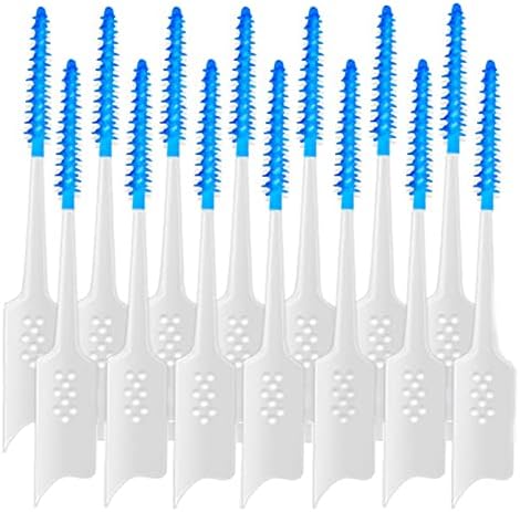 Geodurn 120 парчиња за еднократна употреба интердентална четка за чистење четка за чистење, алатка за чистење на заби за заби за орална длабока
