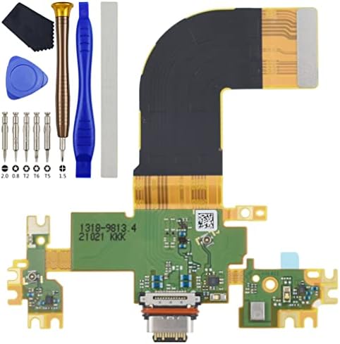 Замена на кабел за полнач на USB полнач за замена на микрофон за Sony Xperia 5 J8210 J8270 J9210, вклучувајќи бесплатен комплет