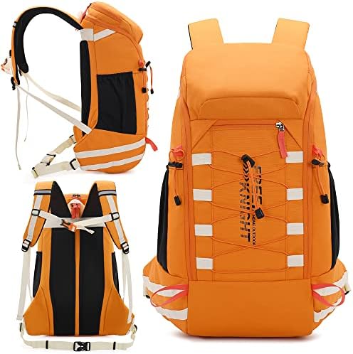 40L лесен водоотпорен ранец за пешачење со покривка од дожд, отворен спортски пат за патување во велосипедско скијање кампување искачување