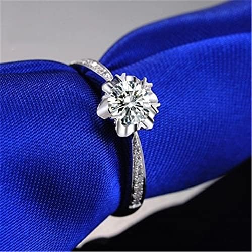 2023 Нов женски циркон дијамант персонализиран прстен за ангажман на принцезата орален прстен