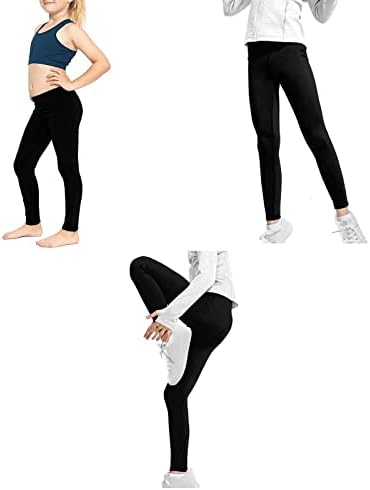 DogInthehole Девојки девојки хеланки Обични атлетски танцувачки тренинзи за трчање јога панталони со целосна должина на глуждот