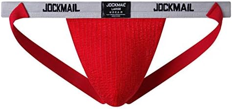 Iius JockStrap долна облека Менс атлетски поддржувач брифис перформанси удобни џок -ленти гаќички со торбичка атлетска долна облека еластичен
