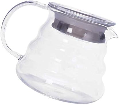 Sgerste 250/360/600/800ml Clear Glass Grash Server, стандарден стакло кафе -карафе, сад за кафе, тенџере за кафе, тенџере за кафе,