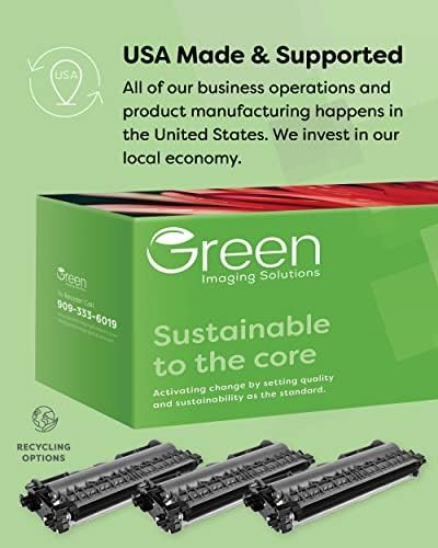 Решенија за зелени слики во САД, повторно воспоставена од производната касета за тонер за замена за HP CF258A-R | 58A | - OEM чип, црн, висок