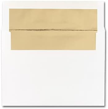 ВЕСНИК КАРТИ - Новогодишни честитки, 5х7 инчи, 25 картички и 26 бели со коверти наредени со златна фолија
