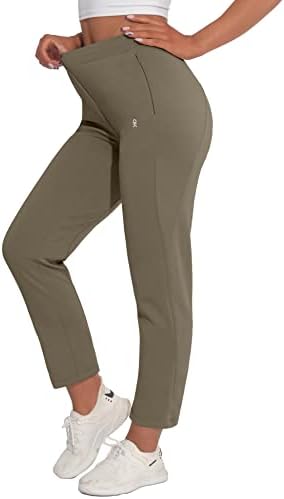 Малку магаре Енди женски меки џемпери салон панталони, кои трчаат џогери со џебови, се протегаат удобни обични атлетски хеланки