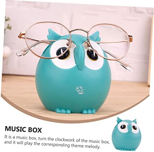 Vicasky Home Decor 1PC Owl Music Box Tablet Mount for Mount Mount Home Décor Kid Music Toy Toy Small Music Box Mobile Thox Mobile Festaple