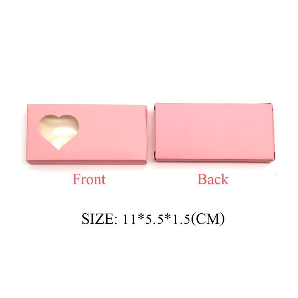 Пеперутка мермер стил кутии за камшик за пакување празно црно розово боја во форма на срцева форма на срцева форма, x02boxsonly,